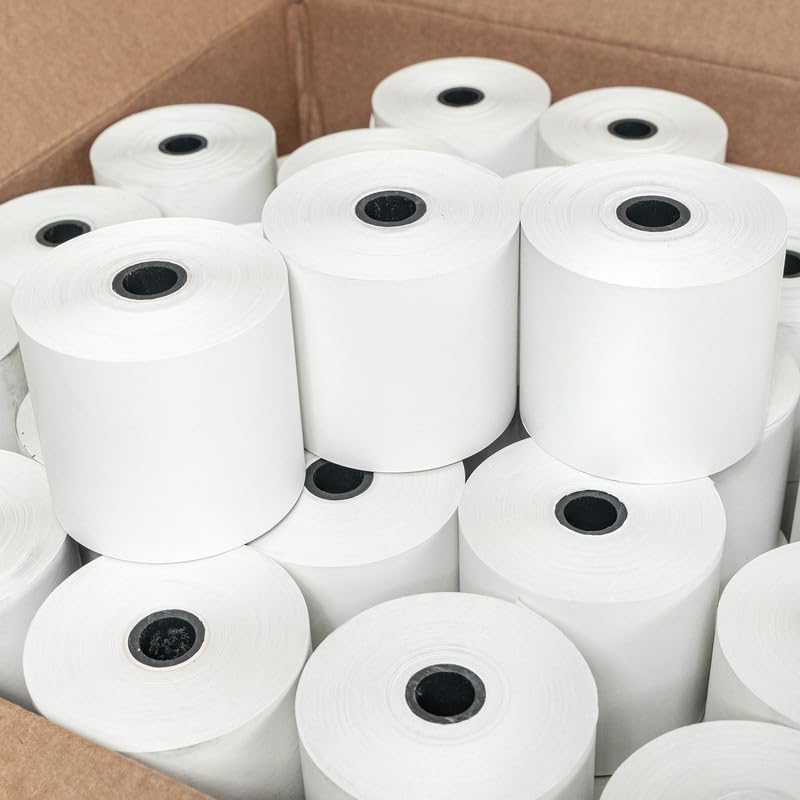 2-1/4"" x 200' Thermal, 50 Rolls, Casio 1600 CE-T100 CE-T300 PCR-T465, Samsung ER-650 ER-650R, ER-650SS, and More