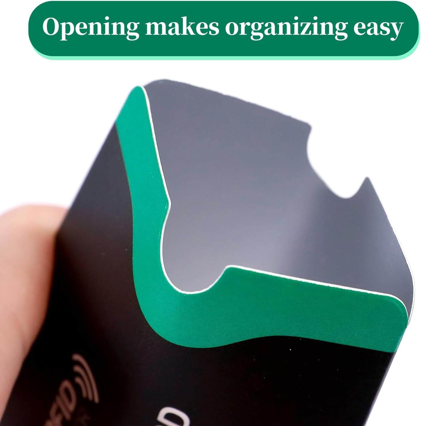 12 PCS RFID Blocking Sleeves, Credit Card Holder for Women Men Protect Cards Identity from Electronic Theft Travel Case Set (Navy Blue)