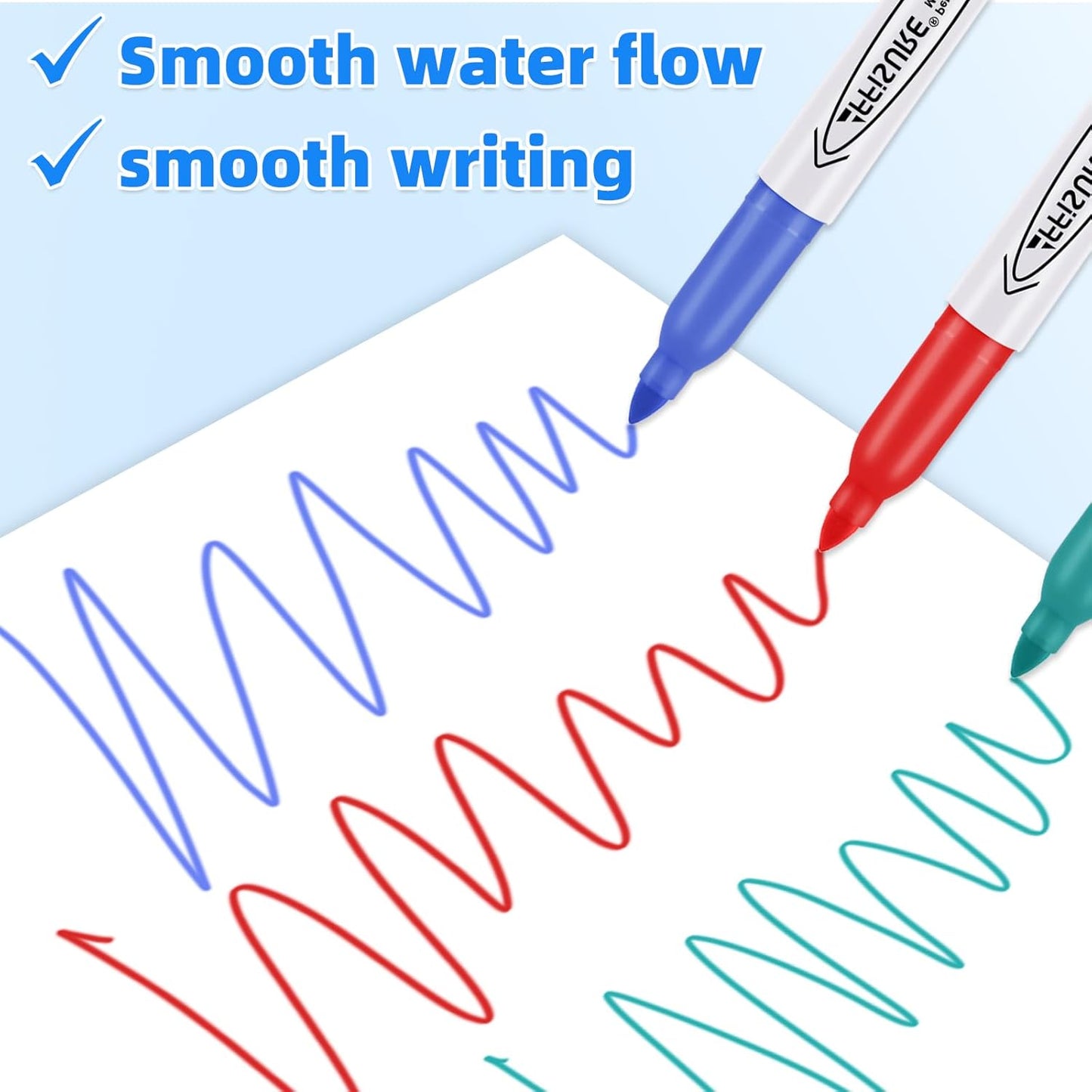 Permanent Markers Assorted Colors Set, 8 Colored Markers 8 Pack, Fine Point,Works on Wood, Plastic, Metal, and More, for Adults, Artist, Taecher, Kids