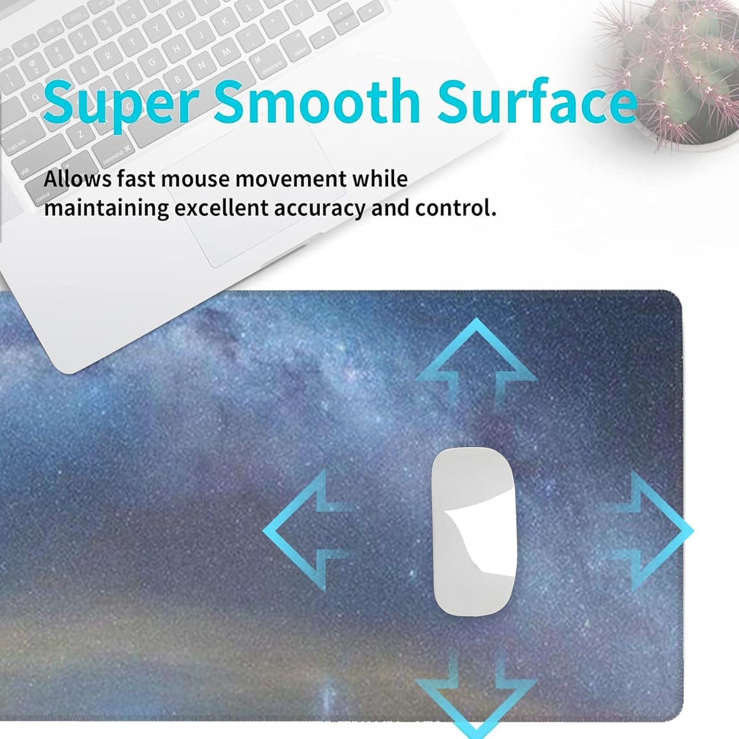 Capybara Gaming Mouse Pad, Desk Mat, Non-Slip Rubber Base Cool Aesthetic MousePads for Computer Laptop Keyboard Office School Home Desktop Accessories Decor 31.5" x 11.8"