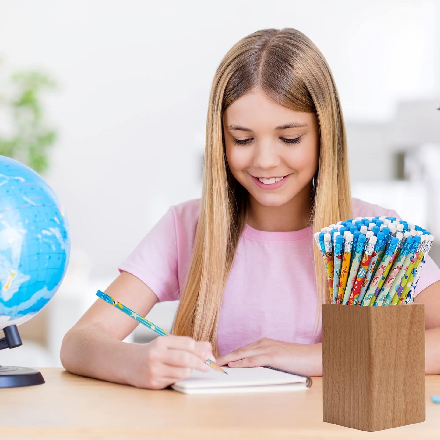 Kolewo4ever 200 Pieces Under The Sea Pencils Ocean Pencil Wood Pencil Oceam Element Sea Themed Pencils for Teachers Classrooms Reward School,Learning Activities