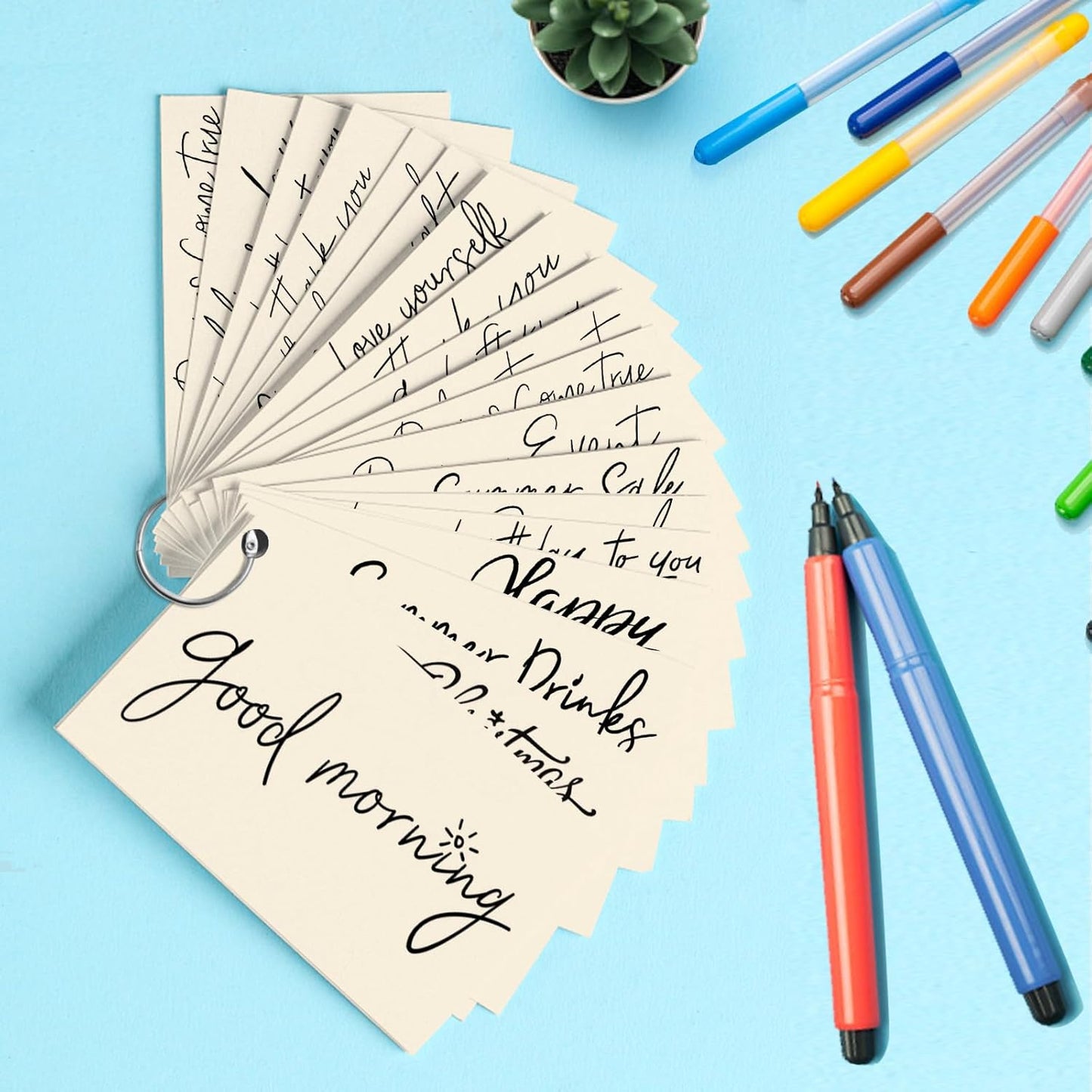 100 Pack 4x6 Ivory Cardstock Blank Index Cards, Goefun 80lb Heavyweight Cream Cardstock Unlined Notecards for Invatations, Postcards, Photo Paper, Recipe Cards