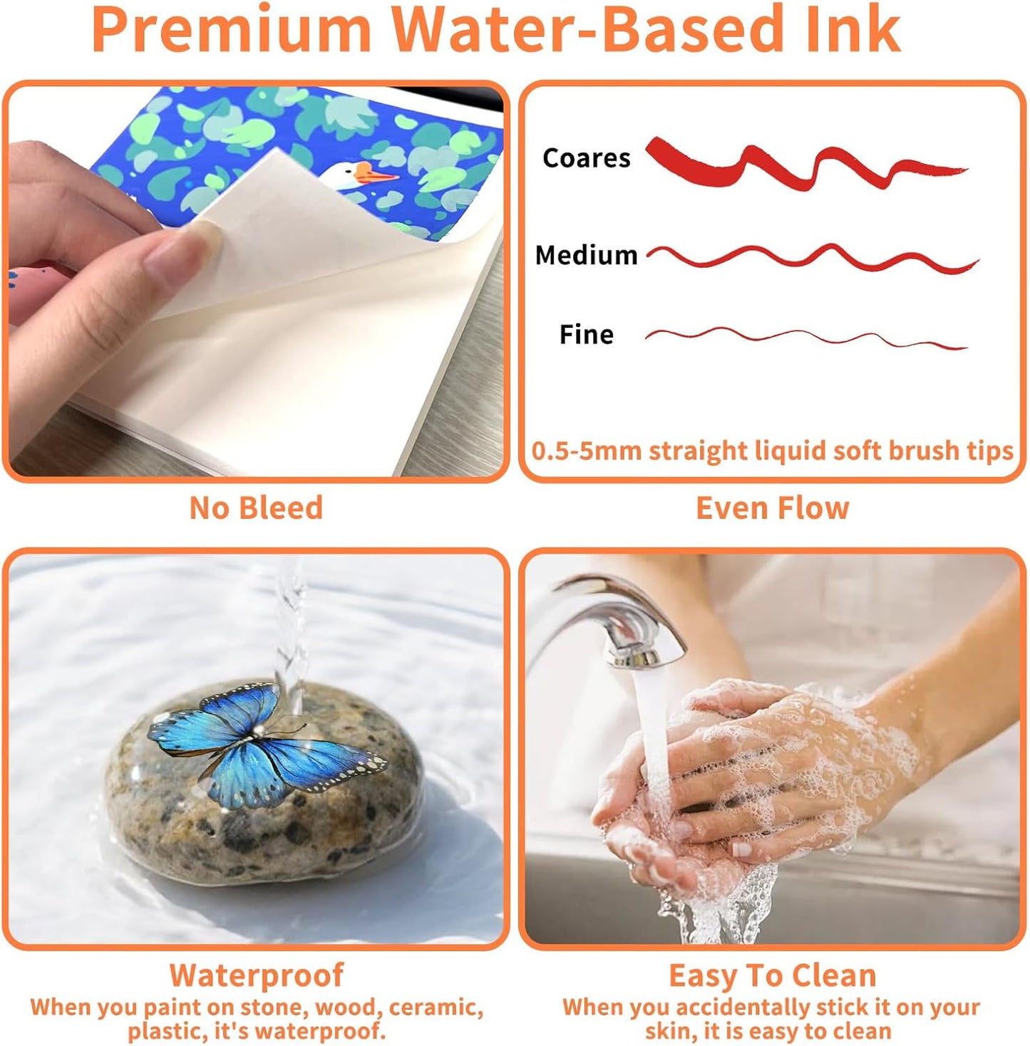 168 Colors Acrylic Paint Markers, Soft Brush Tip Acrylic Markers Set, Paint Pens for Wood, Fabric, Canvas, Glass, Stone, Canvas, Rock Painting and DIY Crafts Art Supplies