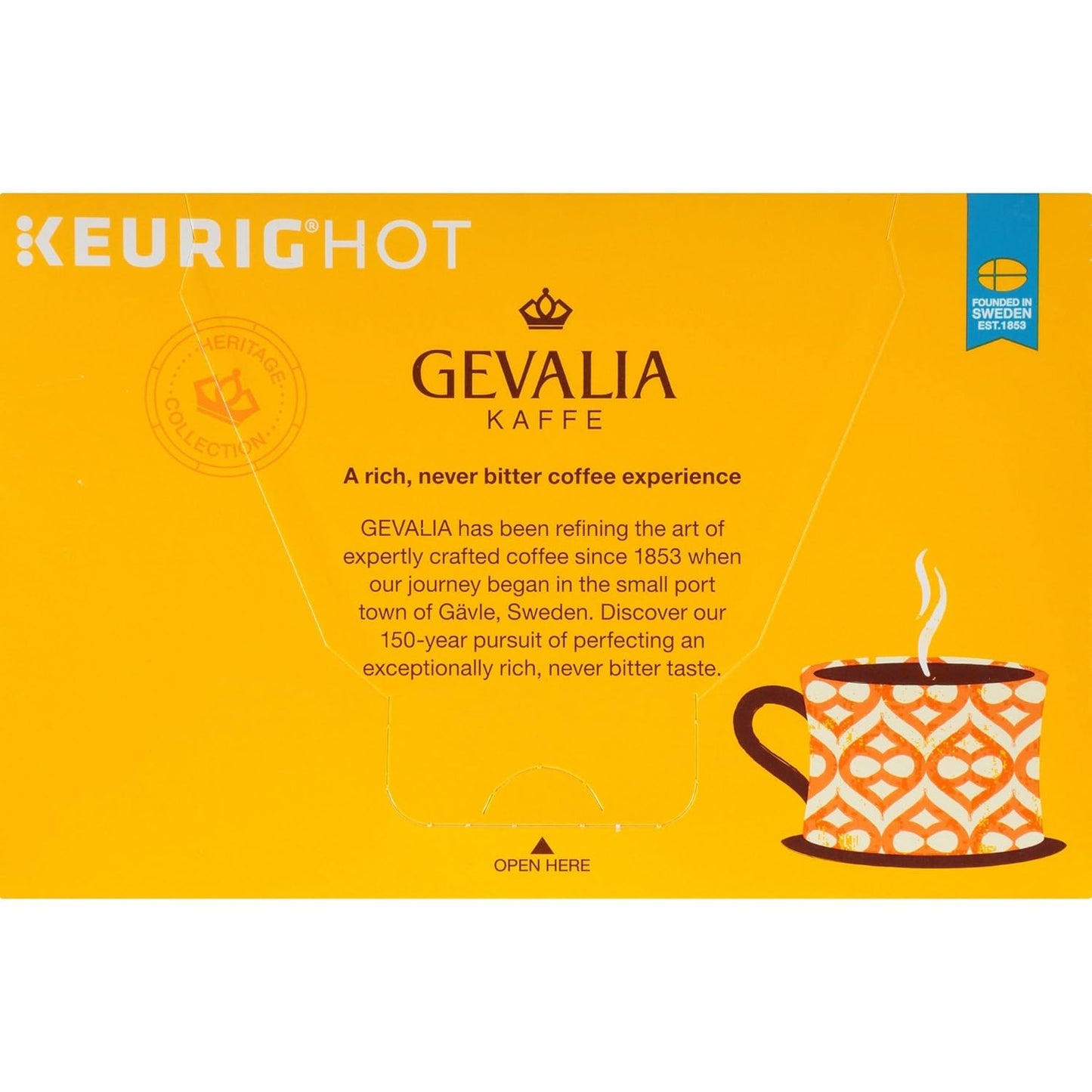 Gevalia Cappuccino Keurig K Cup Pods with Froth Packets 5.98oz (24 Count, 4 Boxes)