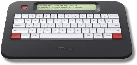 Freewrite Alpha | Distraction-Free Word Processor | Portable Digital Typewriter with Backlit LCD Display, Long Battery Life & Wi-Fi Backup for Writers | E-Typewriter w/Full-Size Mechanical Keyboard