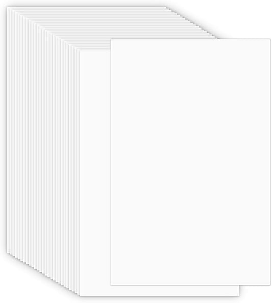 Half Letter Size Paper, 5.5"x8.5, 100gsm, White, 500 Sheets