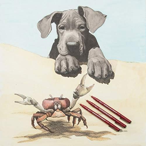 Waterproof Technical Pens - Professional Waterproof Technical Pen, Rich Blank Ink, Acid-Free, Light Fast, for Sketching, Drawing, CAlligraphy, & More! - [Single - 0.30mm]