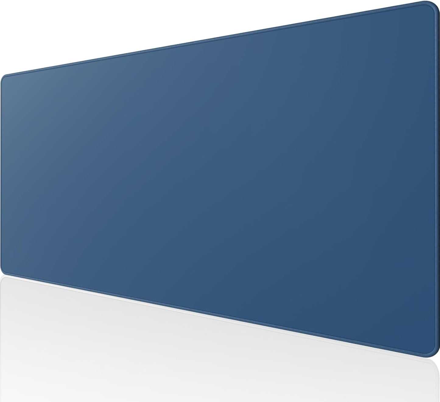 KTRIO Large Gaming Mouse Pad with Stitched Edges, Extended Mousepad with Superior Micro-Weave Cloth, Non-Slip Base, Water Resist Keyboard Pad for Gamer, Office & Home, 31.5x15.7in, Navy Blue