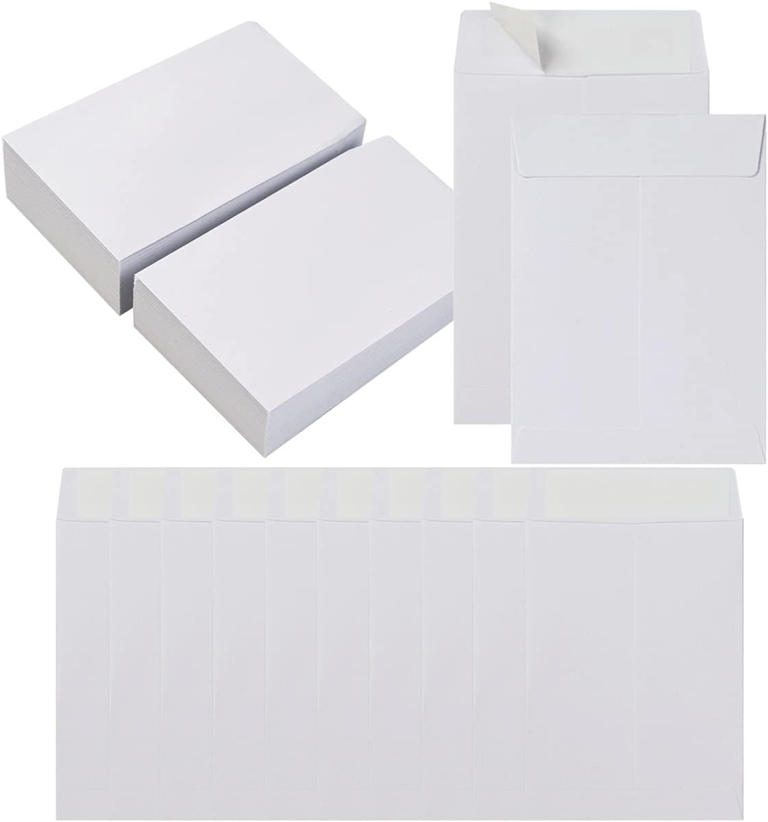 100 Pack Seed Envelopes Self-Adhesive Small Coin Envelopes Seed Storage Packets for Garden, Office or Wedding Gift (White, 3 1/4 ×4 1/2 inches)
