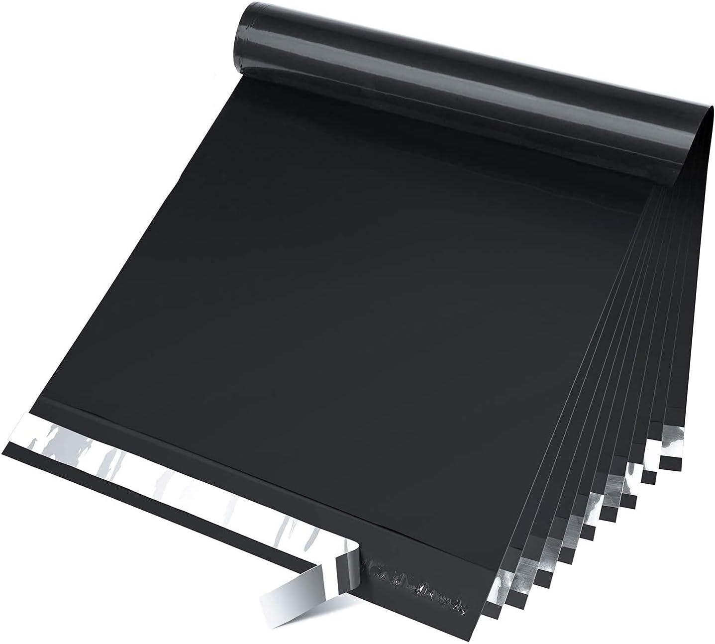 Fuxury 12x15.5 200pc Black Poly Mailers Shipping Envelops Self Sealing Envelopes Boutique Custom Bags Enhanced Durability Multipurpose Envelopes Keep Items Safe Protected