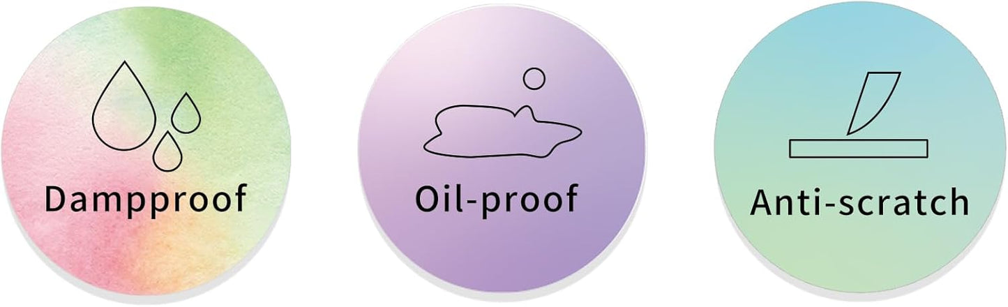 1.5 Inch Green Round Thermal Sticker Labels, Self-Adhesive Circle Direct Thermal Labels, Multi-Purpose Roll Sticker Labels for DIY Logo Design with Perforation Line（ 500 Labels，1 Roll）