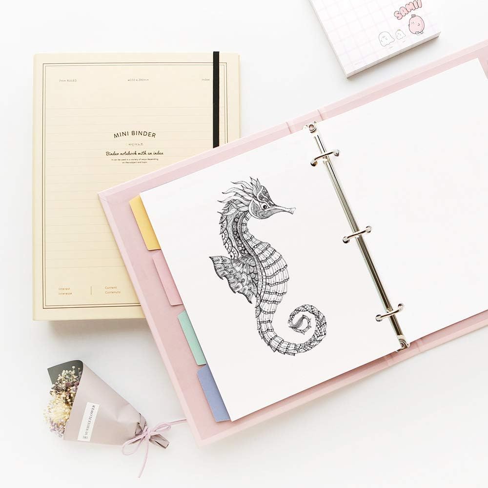 (5-Pack) A5 Filler Paper, 3 Hole Planner Refills, Organizer, Loose-leaf Binder Paper, Total 500 Sheets/1000 Pages, 100gsm, Blank, White Paper, 5.8 x 8.2 Inch, 3 Hole Filler Paper