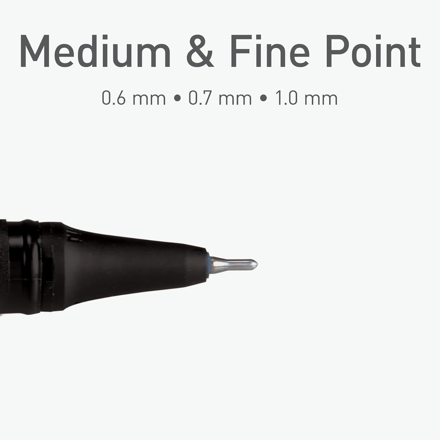 Pentonic Gel Pens, 36 Count, 36 Assorted Colors (Assorted Color, Neon, Pastel & Glitter), Medium & Fine Point, Smooth Writing For Journaling (1002358)