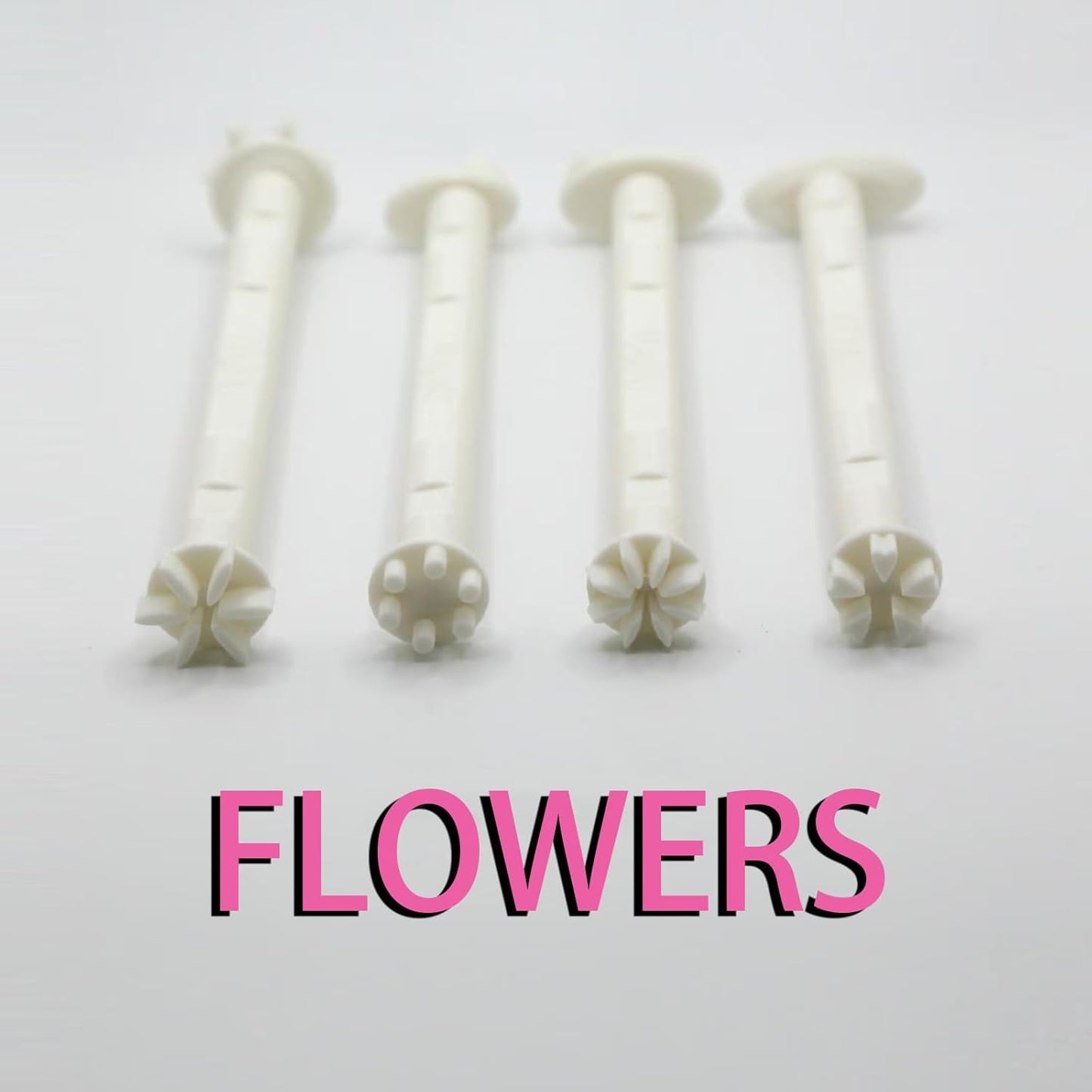 Flower Floral Dotting Tools Set: 3D Printed Stamps for DIY Graffiti. Flowers, Leaves, Cat Paw Patterns. Drawing Templates for Dot Painting. (C)