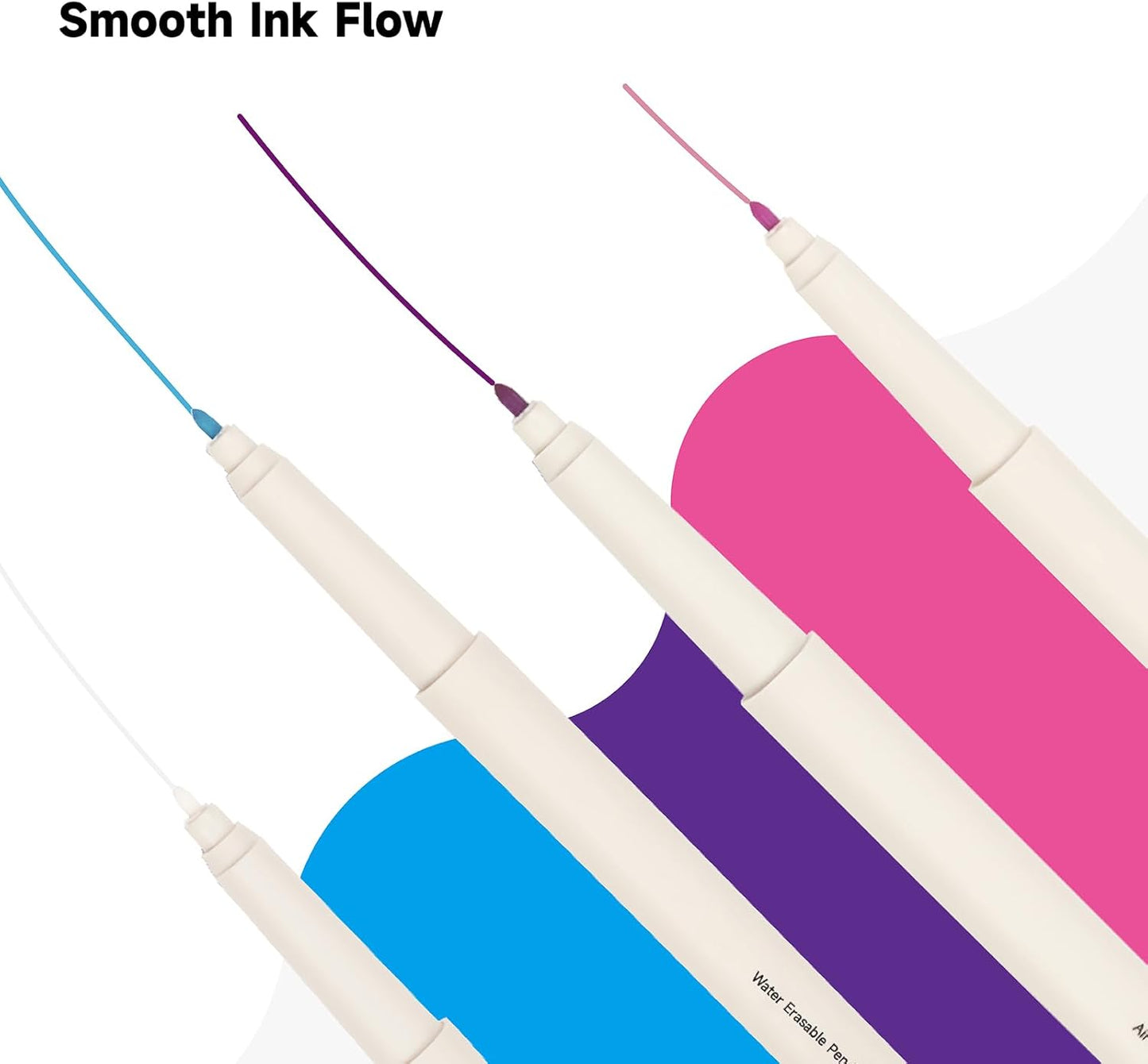 New Pink Air Erasable Marker for Fabric, Disappearing Ink Pen (1-7 Days), Embroidery and Sewing Tool, Air Soluble Marking Pen for Quilting, DIY Crafts