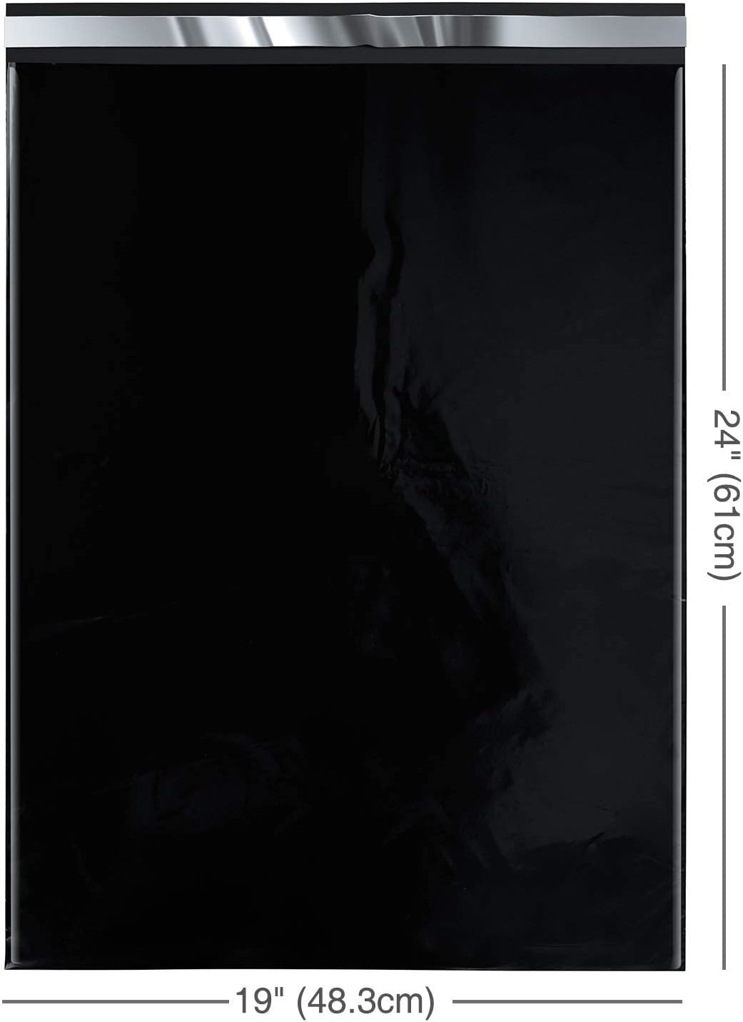 Fuxury 500pcs Poly Mailers 19X24 inch,Self Adhesive Shipping Bags for Clothing,Waterproof Shipping Envelopes Mailers Poly Packaging Bags for Small Business, Flexible Mailing Envelope Black