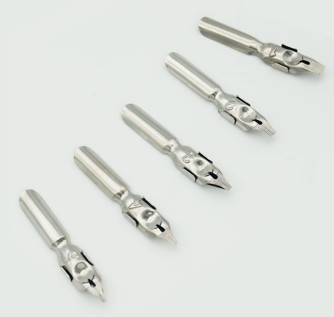 Plotube Wooden Pen Calligraphy Set - Dip Pen Gift Writing Case - Black Ink Bottle & Golden Holder & 11 Nibs and Beginner's Manual