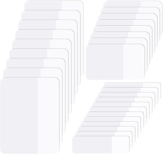 1360 Pcs Sticky Index Tabs, 2 Inch 1 Inch 0.5 Inch Index Tabs Page Markers Writable File Flags for Notebooks, Binders, File Folders, Books(Blank Style)