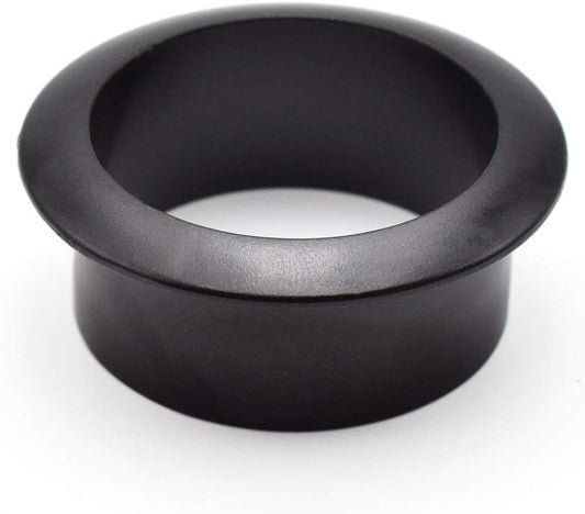 1-3/8 Inch(35mm) Zinc Alloy Desk Hole Cover Grommets Black Wire Cord Cable Organizer for Computer Desk Cabinet