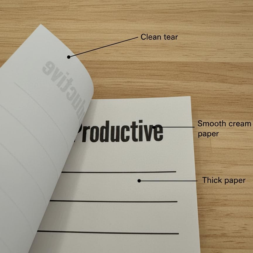 Funny Notepad Gift Set – 3 Pack of Anxiety Planner, Productivity Pad & Bare Minimum Tracker – Sarcastic Gag Gift for Coworkers, Office Supplies, Burnout Humor, 50 Sheets Each