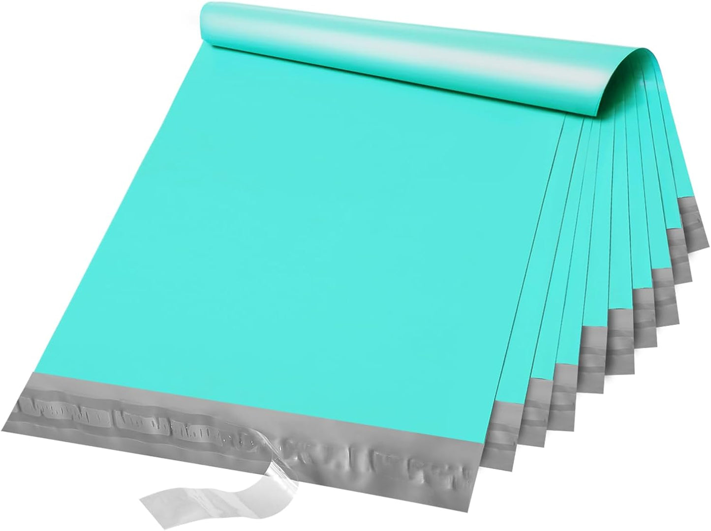 Fuxury 19x24 Inch 50 Pack Large Poly Mailers Shipping Envelopes,Self Adhesive Mailers Poly Shipping Bags for Clothing,Waterproof and Flexible Packaging Bag for Small Business(Teal)