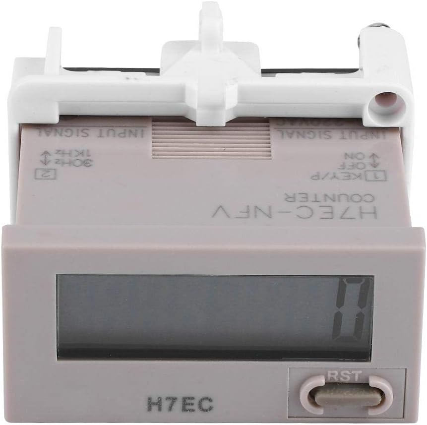 H7EC NFV Electronic Counter AC 110-220V Digital Electrical Counter Totalizer with 8 Digit LCD Display