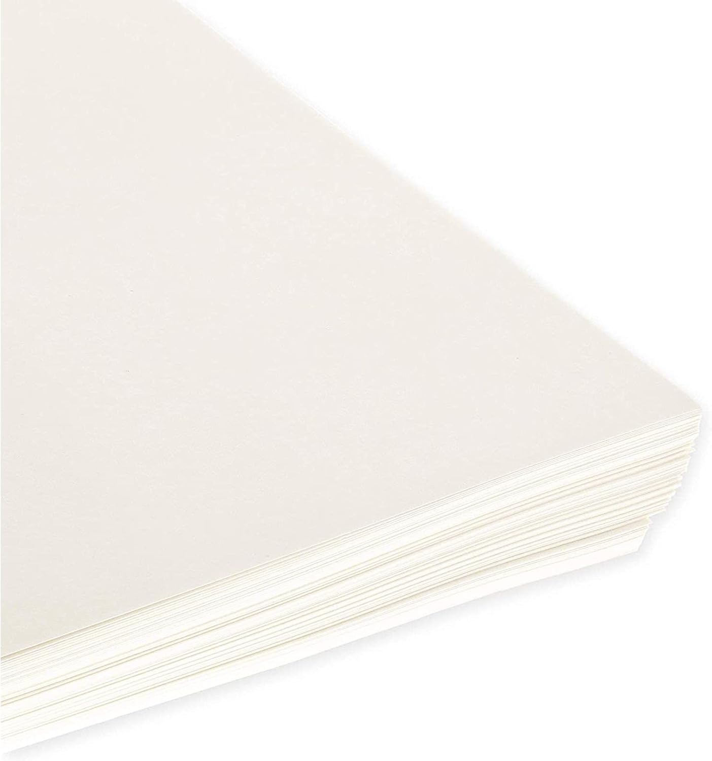 100-Pack Cold Press Bamboo Mixed Media Paper Sheets - 8.5 x 11 in Drawing Paper for Painting, Sketchbooks, Acrylic & Marker Art Supplies