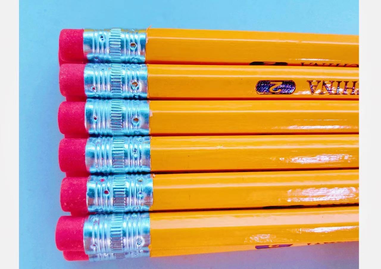 Seagull Pencils Pre-sharpened No. 2 144/box 12 Boxes of 12 New Improved Eraser Back to school