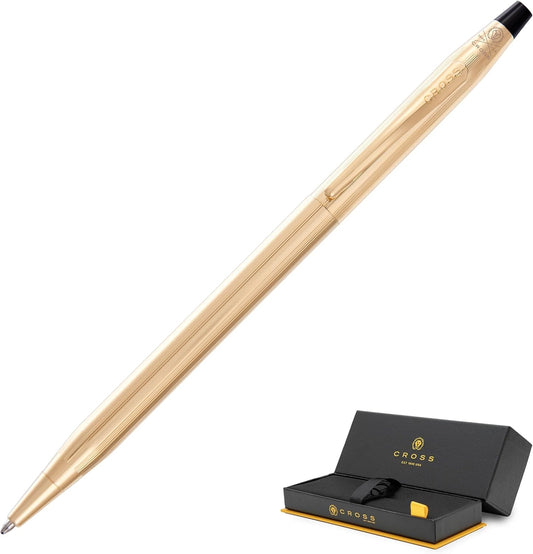 Cross Classic Century Refillable Ballpoint Pen Presented in a Luxury Gift Box - Medium Point, Black Ink, Gold