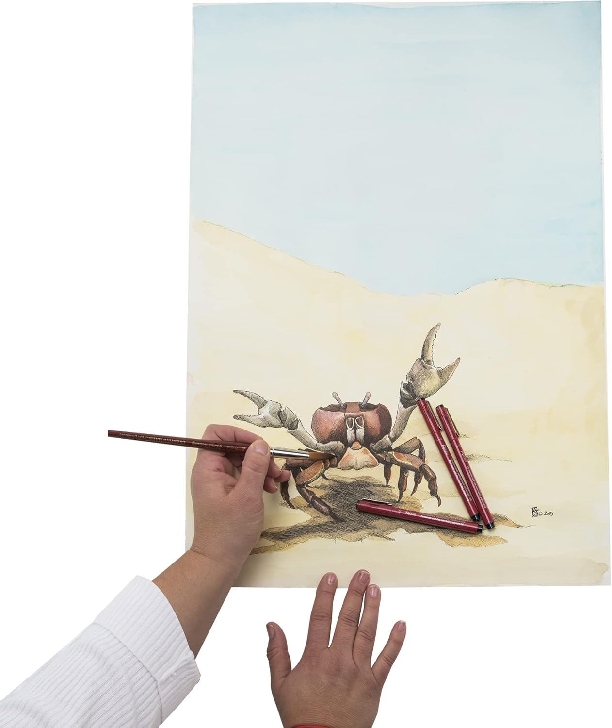 Acurit Waterproof Technical Pens - Professional Waterproof Technical Pen, Rich Blank Ink, Acid-Free, Light Fast, for Sketching, Drawing, Calligraphy, & More! - [12-Pack - 0.20mm]