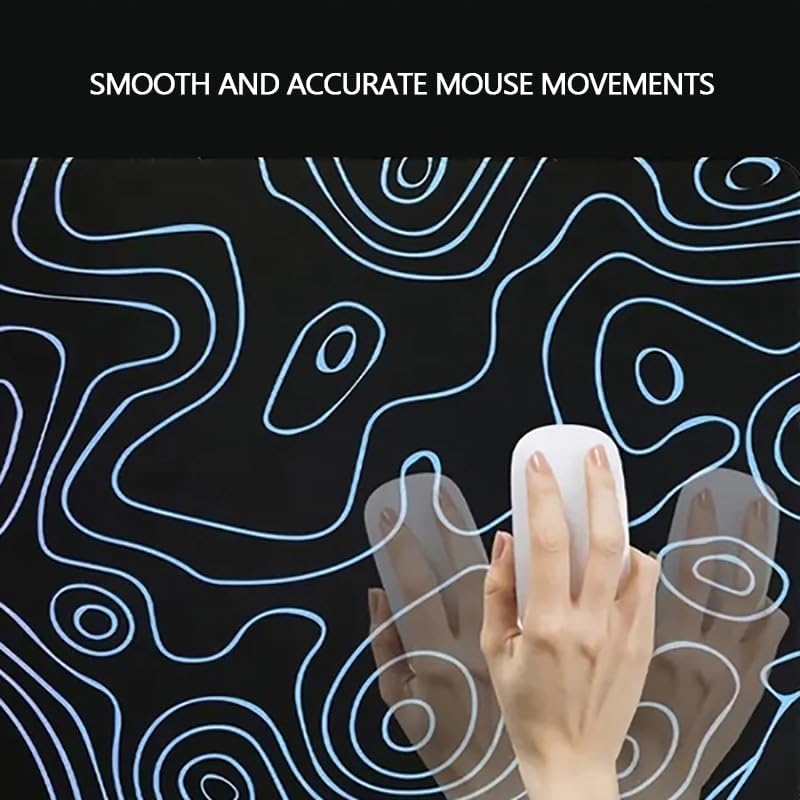 Large Mouse Pad for Desk - Gaming Mouse Pad with Stitched Edges, Anti-Slip Base, Desk Mat Desk Pad for Keyboard and Mouse