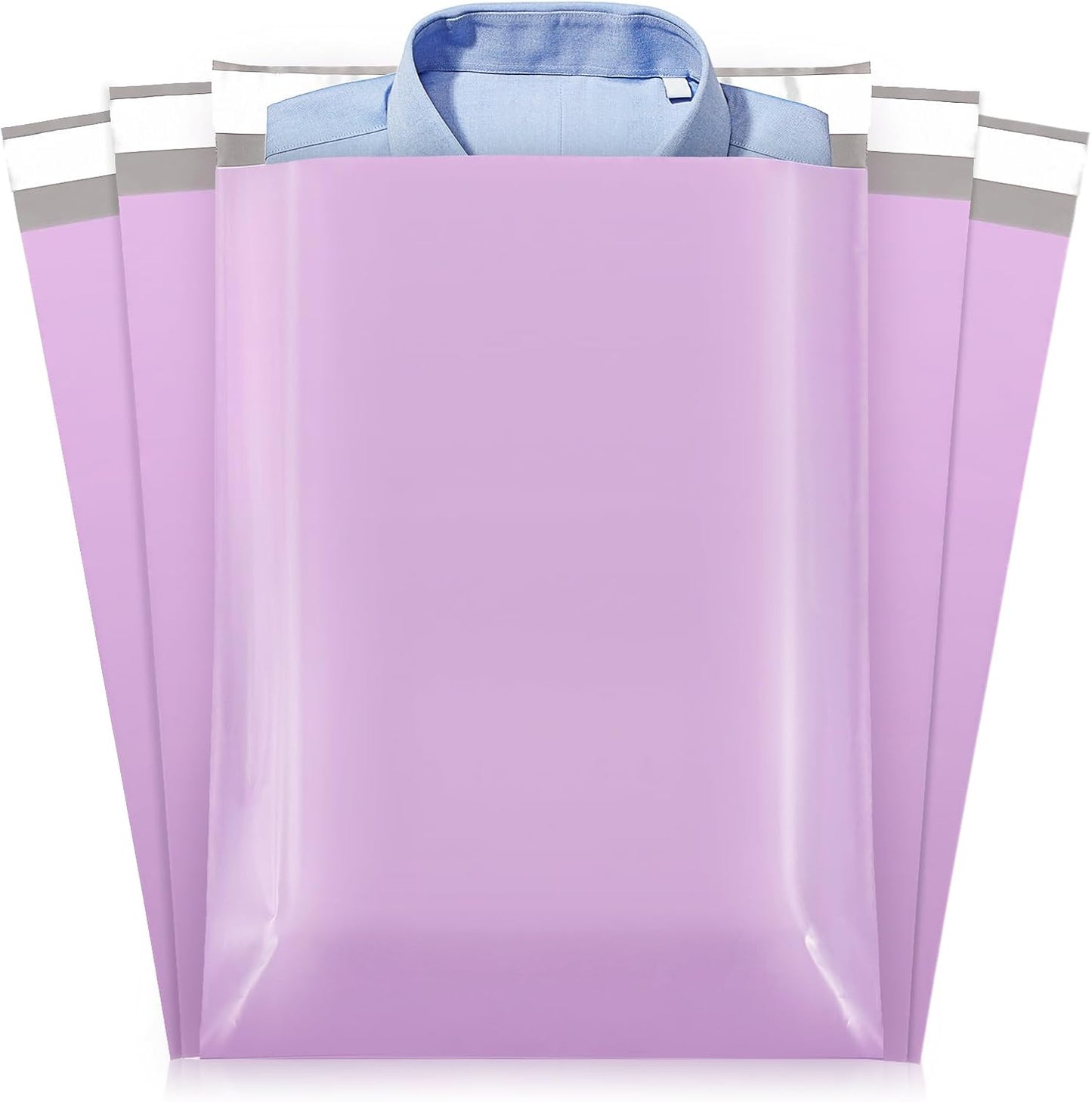 Fuxury Poly Mailers 10x13 Inch 1200 Pcs, Bulk Shipping Bags for Clothing, Strong Adhesive Shipping Envelopes for Small Business Suppliers,Waterproof Mailers Poly Bags Mailing Envelopes Light Purple