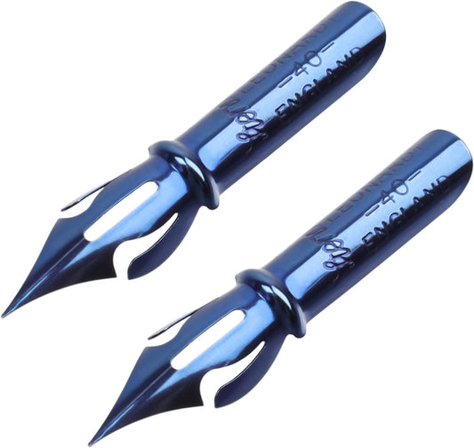 2Pcs/Set Comic Pen Nib Set Pen Nibs Replacements for Calligraphy Manga Writing Painting(Pumpkin Head Nib)