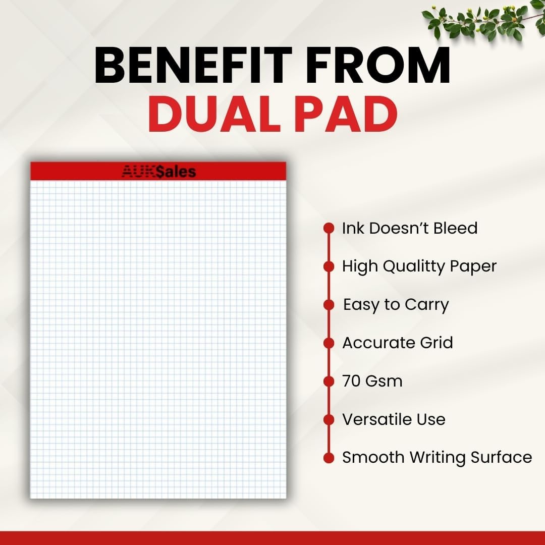 Graph Paper Pad Multisize (3, 8.5" x 11")