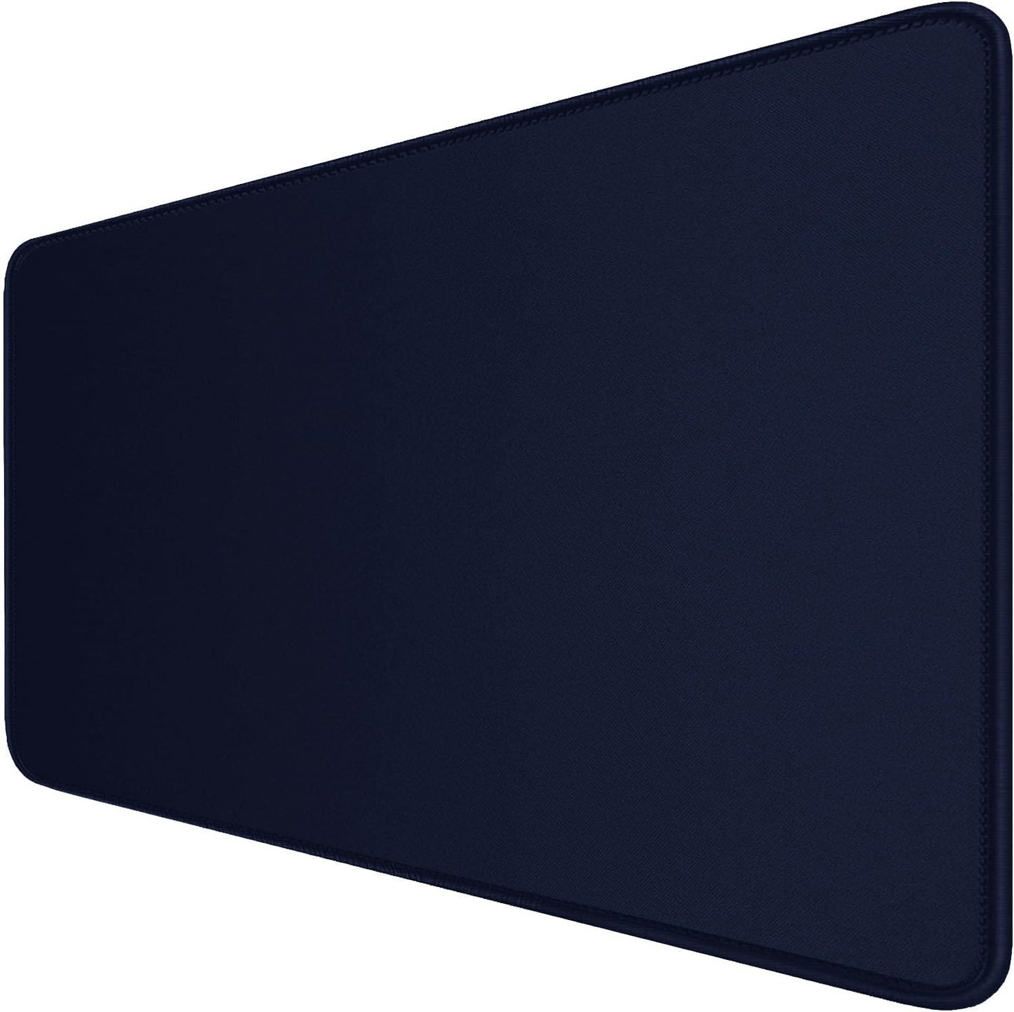 Large Extended Gaming Mouse Pad with Stitched Edges, Durable Non-Slip Natural Rubber Base, Waterproof Computer Keyboard Pad Mat for Esports Pros/Gamer/Desktop/Office/Home - Dark Blue