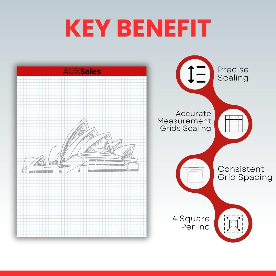 Graph Paper Pad Multisize (3, 8.5" x 11")