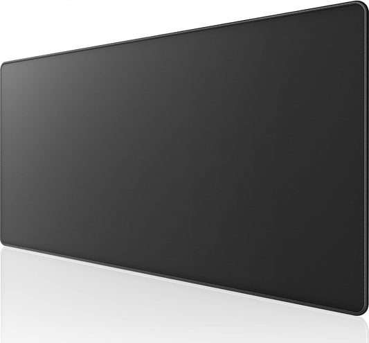 KTRIO Large Gaming Mouse Pad with Stitched Edges, Oversized Mousepad with Superior Micro-Weave Cloth, Non-Slip Base, Water Resist Keyboard Pad, Desk Pad for Gamer, Office & Home, 47.3 x 23.6 in, Black