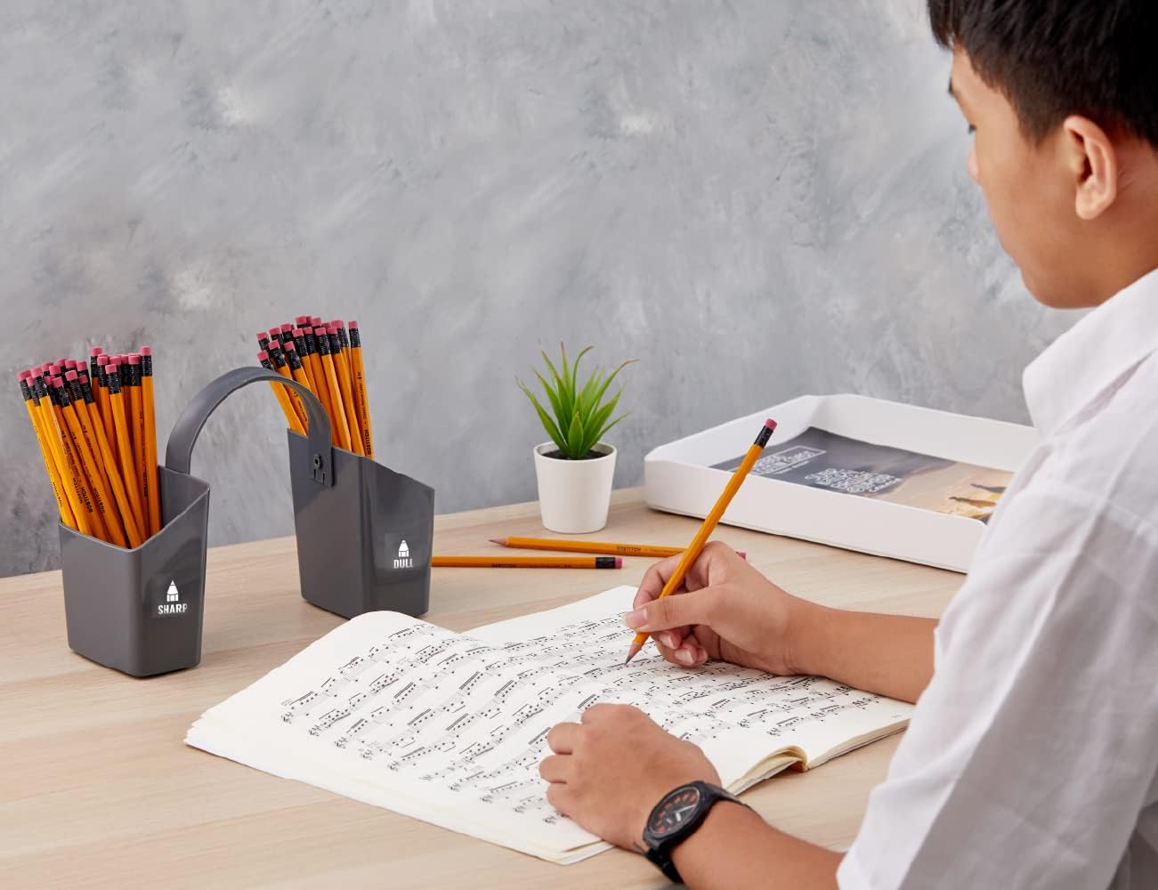 Bostitch Office Premium #2 Pencils, American Cedar Wood, Pre-Sharpened, HB Graphite, 48-Pack