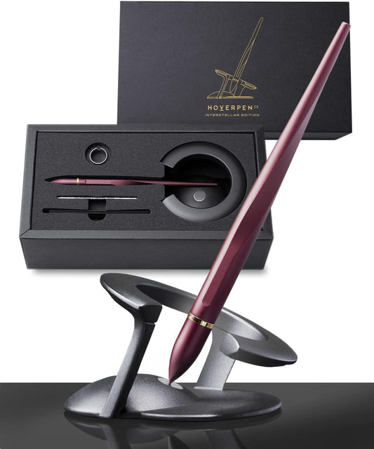 novium Hoverpen Interstellar - Unisex Ballpoint Pen, Mars Magma, 23.5 Degree Angle, Premium Design, Smooth Writing, No Spills