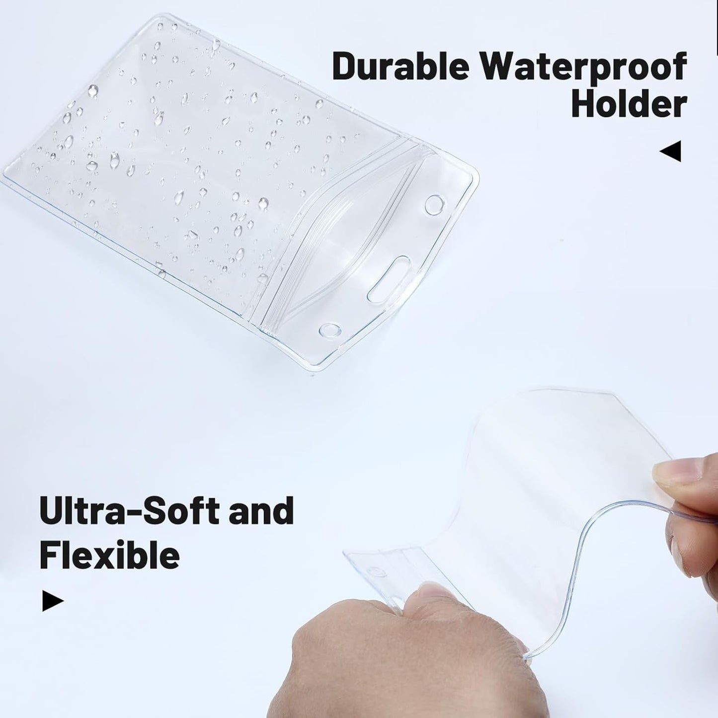 12 Pack Red Breakaway Lanyards with Waterproof Badge Holders, Metal Hook, Polyester Neck Straps for ID Cards, Events, Office, and Schools