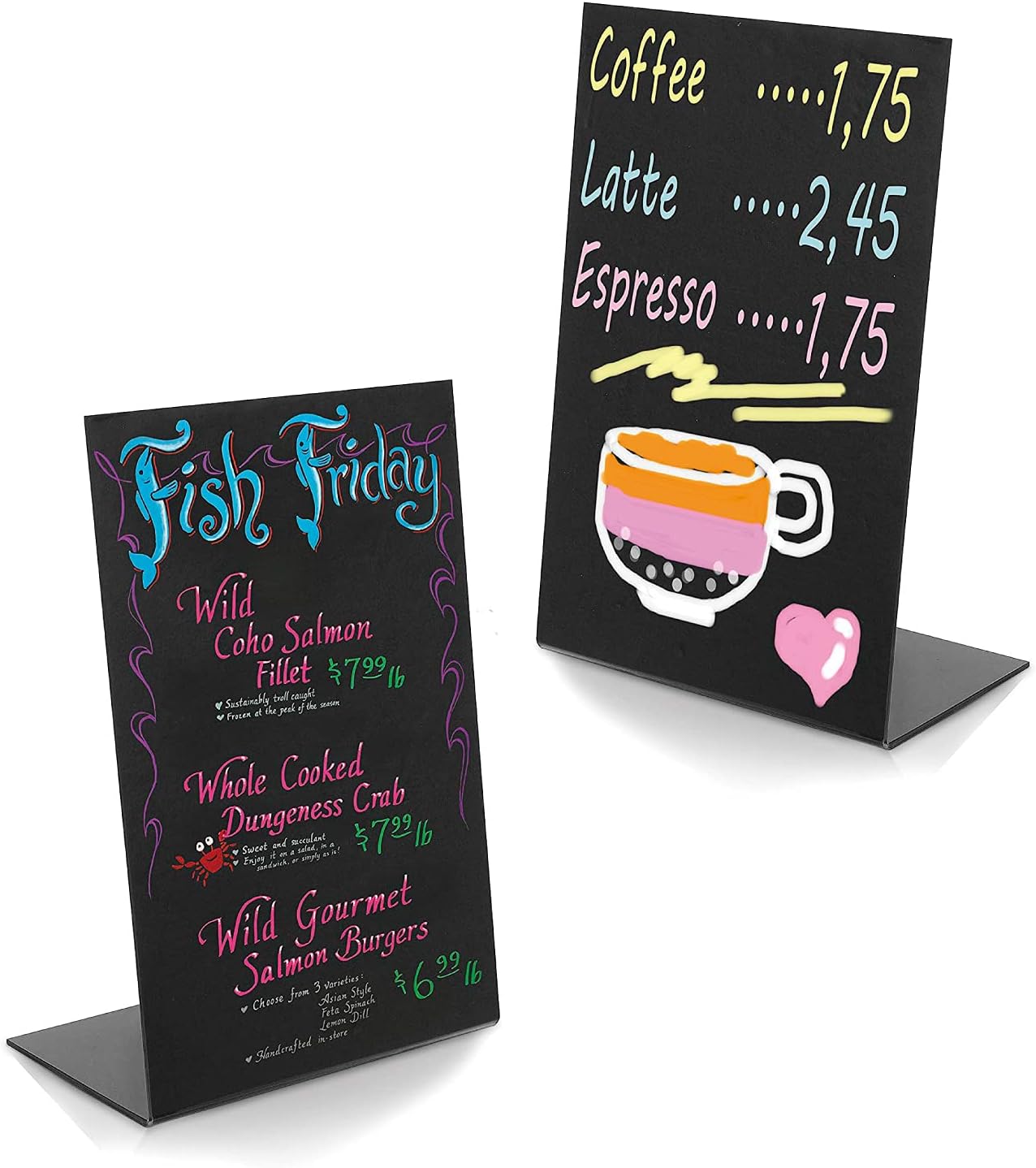 ZEYAR Liquid Chalk Marker, Wet Erase Marker, Water-Based Opaque Ink, Fine Tip for Detailed Drawing, Writes on Nonporous Chalkboards, Bistro Boards, Windows, Plastic and more (48 Full Colors)