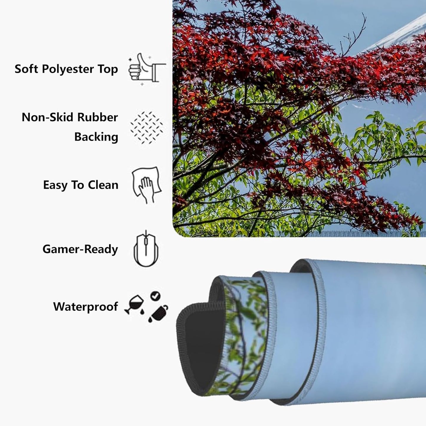 Octopus Gaming Mouse Pad Gifts 31.5" x 11.8", Non-Slip Rubber Base MousePads for Computers Laptop School Office Home Accessories Decor, Mouse Pad, Keyboard Desk Mat