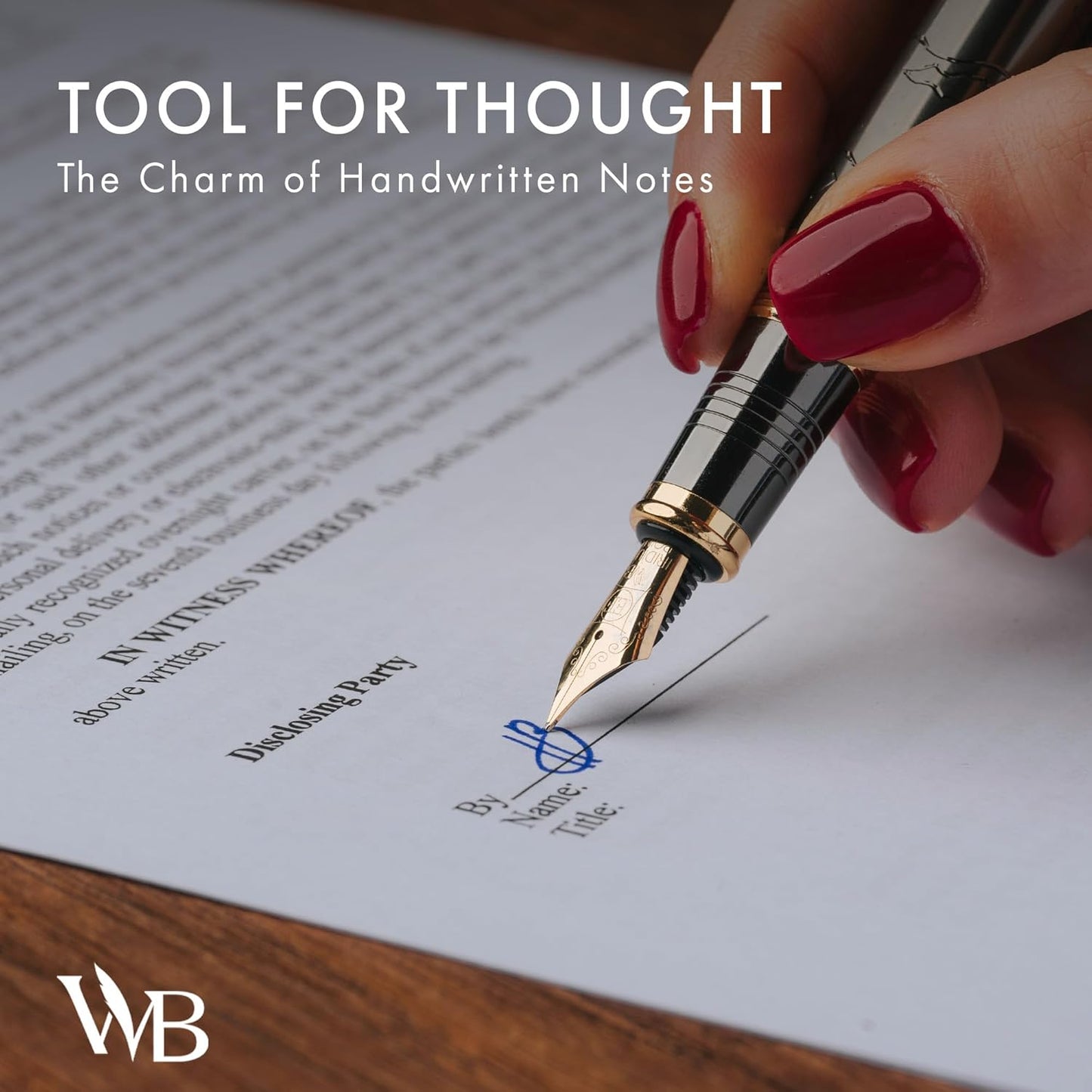 Wordsworth & Black Primori Fountain Pen Set [Gunmetal Gold]; Extra Fine Nib, Gift Case, 24 Ink Cartridges, Refill Converter, Manual; Journaling, Calligraphy, Smooth Writing Pens; Left and Right Handed