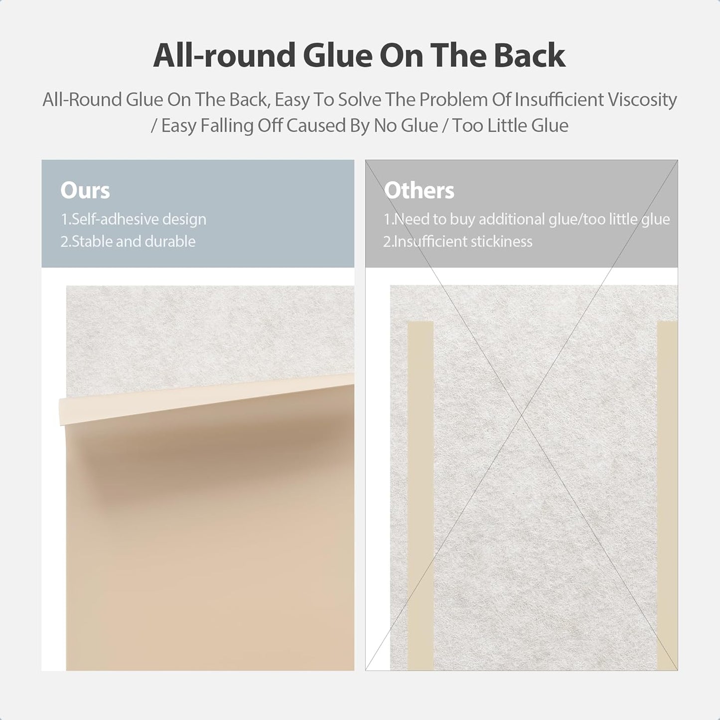 12 Pack Acoustic Panels Self Adhesive Sound Proof Foam, High Density Sound Acoustic Panel, 16X12X0.4 Inch 4:3 Rectangle Panels in Home, Office, Reccording Room, Studio,and more(Beige)