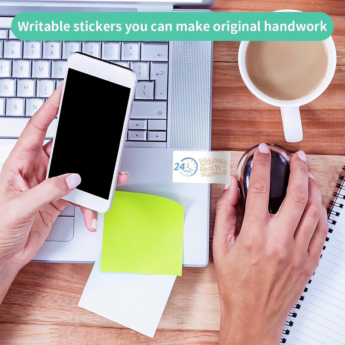 1000 Sheets 10 up Labels, 2" x 4" Shipping Paper for Laser/Inkjet Printer, Mailing Blank Labels, Self Adhesive Customized Stickers