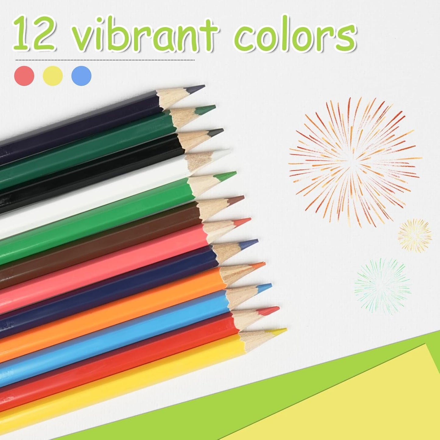 S & E TEACHER'S EDITION Colored Pencils 360Pcs,Coloring Pencils Set for Adults Kids Drawing Pencils for Sketch, Woodcase Lead,Wooden Colored, Back to school Christmas Gifts