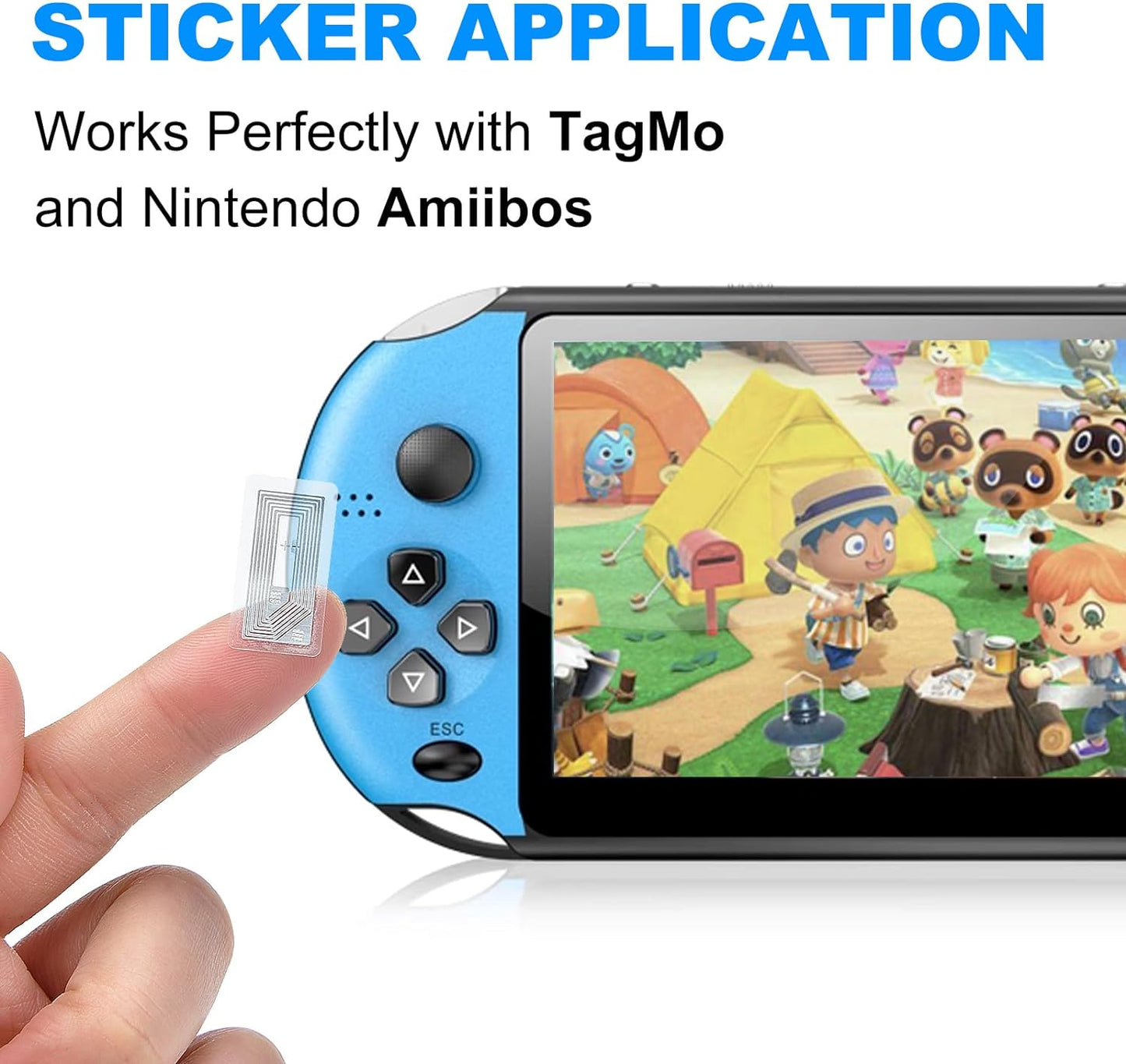 100 PCS NFC Tags Sticker with NTAG213 Chip Blank NFC Stickers Adhesive Labels RFID Tags Rewritable 137 Bytes Memory Compatible with All NFC-Enabled Smartphones and Devices