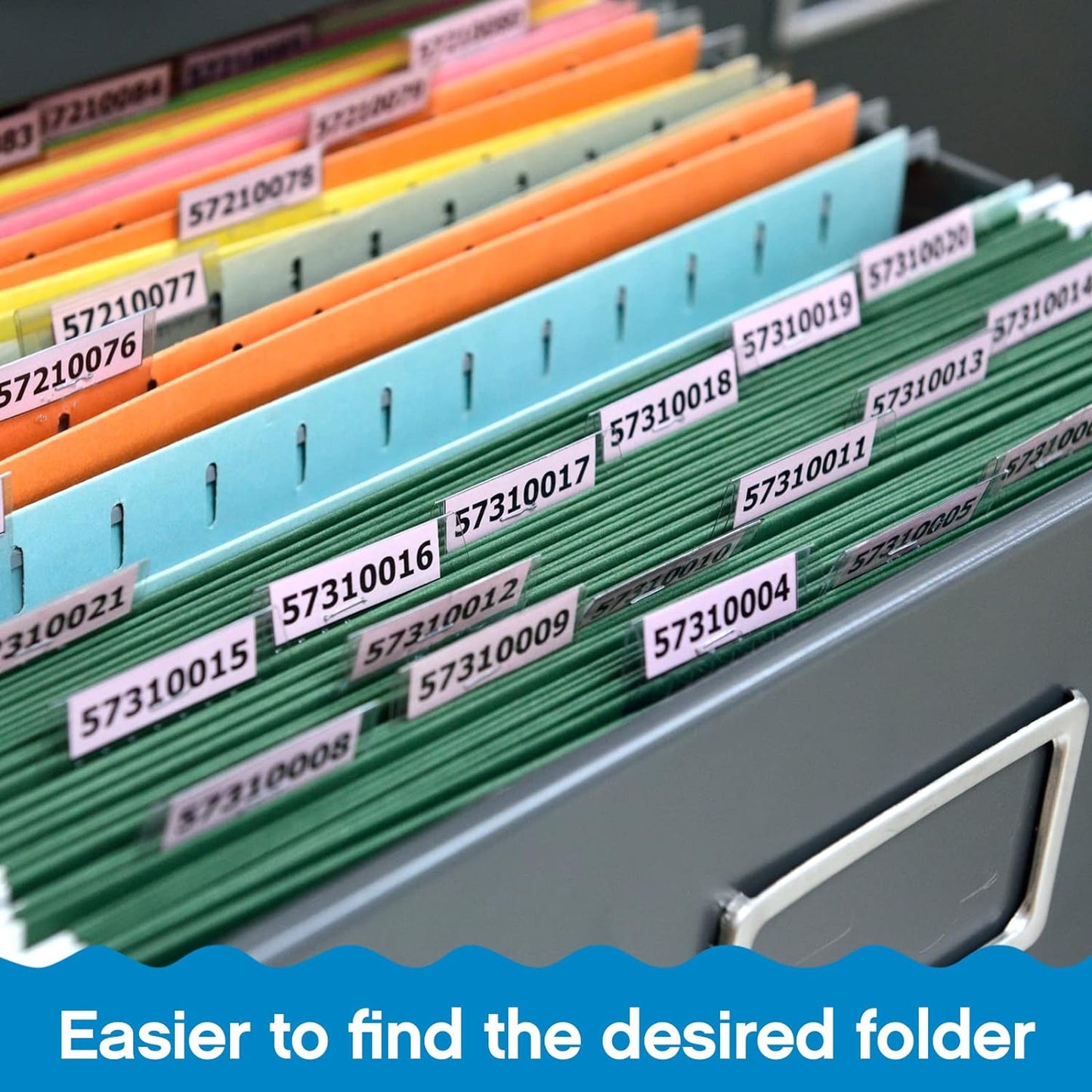 2 Inch Insertable Self-Adhesive Tabs with Printable Inserts with File Folder Labels Sticky Plastic Index Clear Divider Stick on File Self Adhesive for Book Page(50 Pieces)