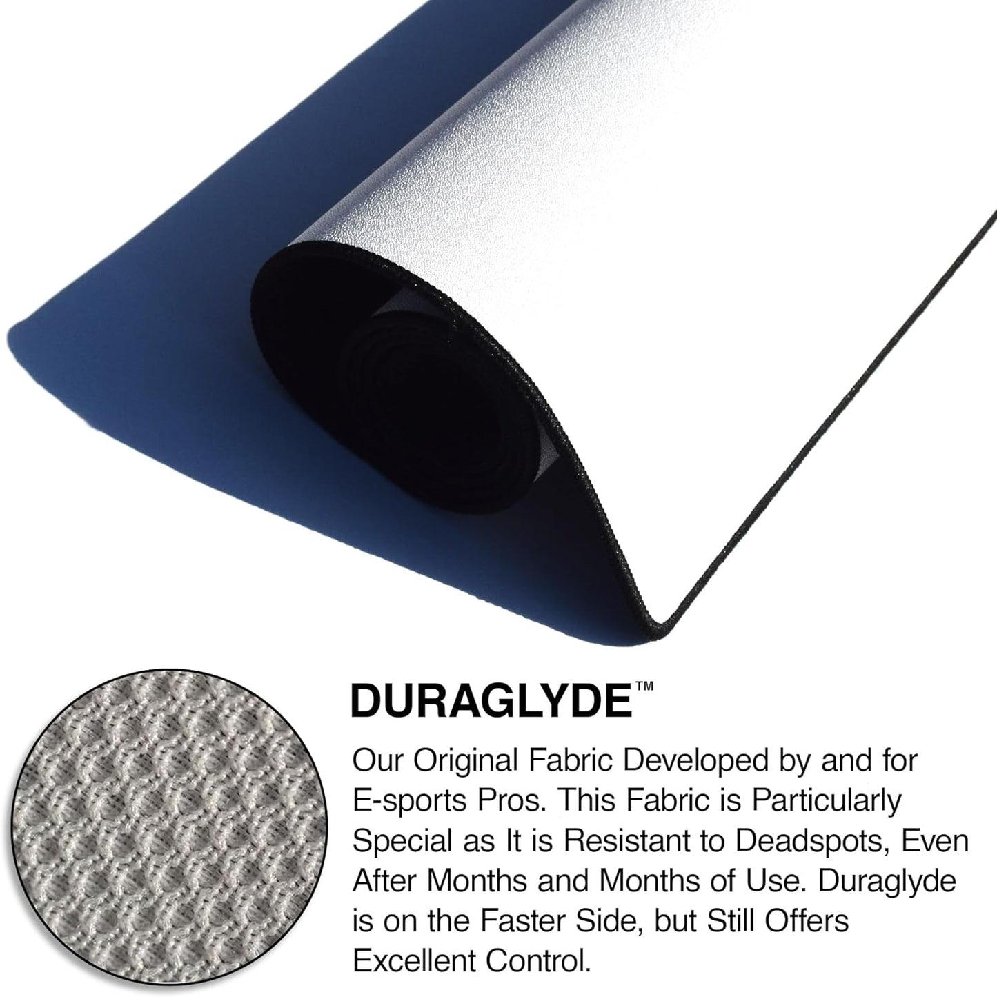 MPCO. Dark Fantasy Large Gaming Desk Pad - 36" x 17" Duraglyde Fabric Whispers of the Northern Sky Desk Mats - Non-slip, Washable, Smooth Glide for Precision Gaming & Work