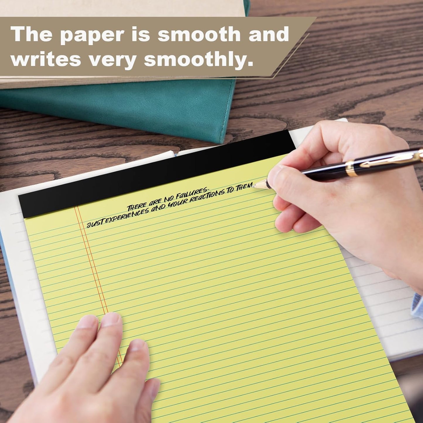 12 Pack Yellow Legal Pads 8.5 x 11.75 College Ruled Yellow Note Pad Narrow Ruled 30 Sheets Notepads Perforated Writing Pad Clear Print 8x11 Legal Pads Pads of Paper